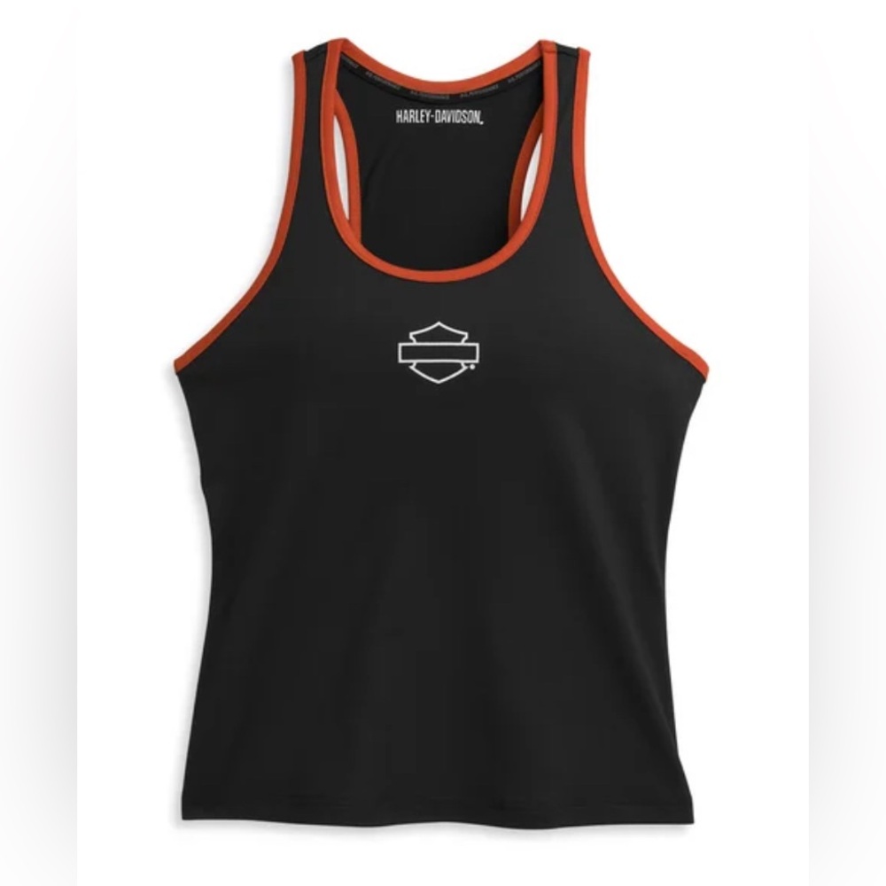 Harley-Davidson Women's Contrast Logo Performance Tank Top XL